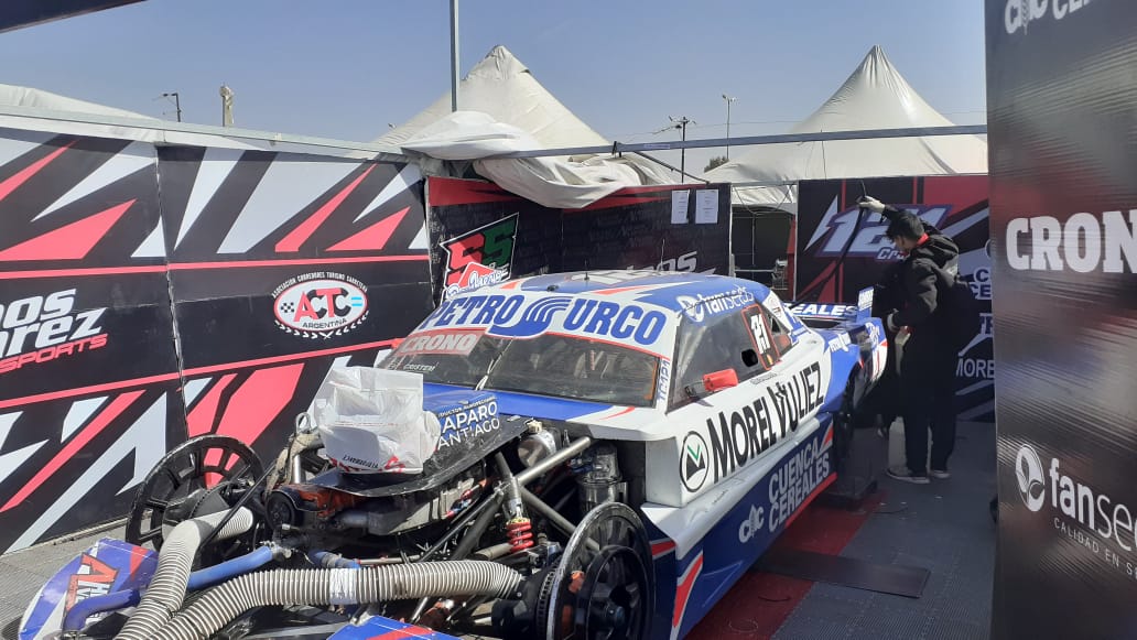 El fuerte viento genera destrozos en los boxes de San Luis: 04.jpeg